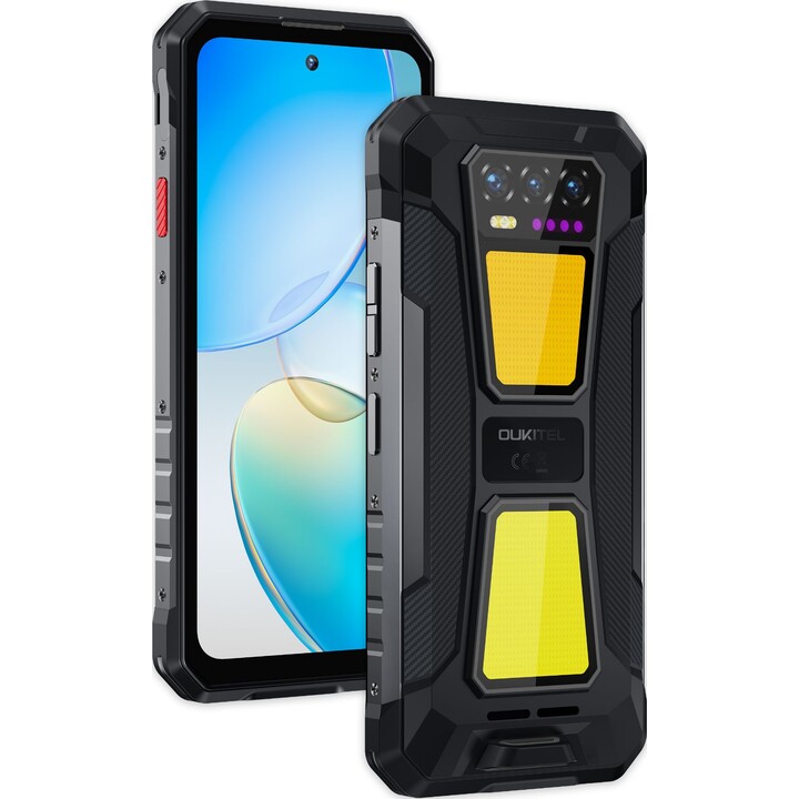 Oukitel WP58 Pro 5G, 8 Go 256 Go, 6,7 HD+, 10 000 mAh, double SIM, noir