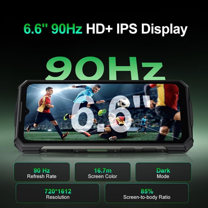 Doogee Fire 5 Pro, 4GB 128GB, 6.6 LCD IPS HD+, 13000mAh, Dual Sim, Orange