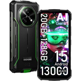 Doogee Fire 5 Pro, 4GB 128GB, 6.6 LCD IPS HD+, 13000mAh, Dual Sim, Verde