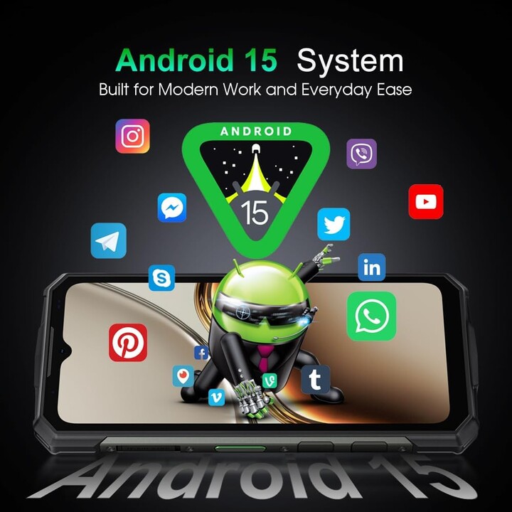 Doogee Fire 5 Pro, 4GB 128GB, LCD 6.6 IPS HD+, 13000mAh, Doppia Sim, Verde