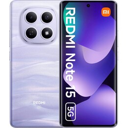 Smartphone Xiaomi Redmi Note 15 5G, 8 GB 256 GB, 6,77 AMOLED, 5520 mAh, Lila