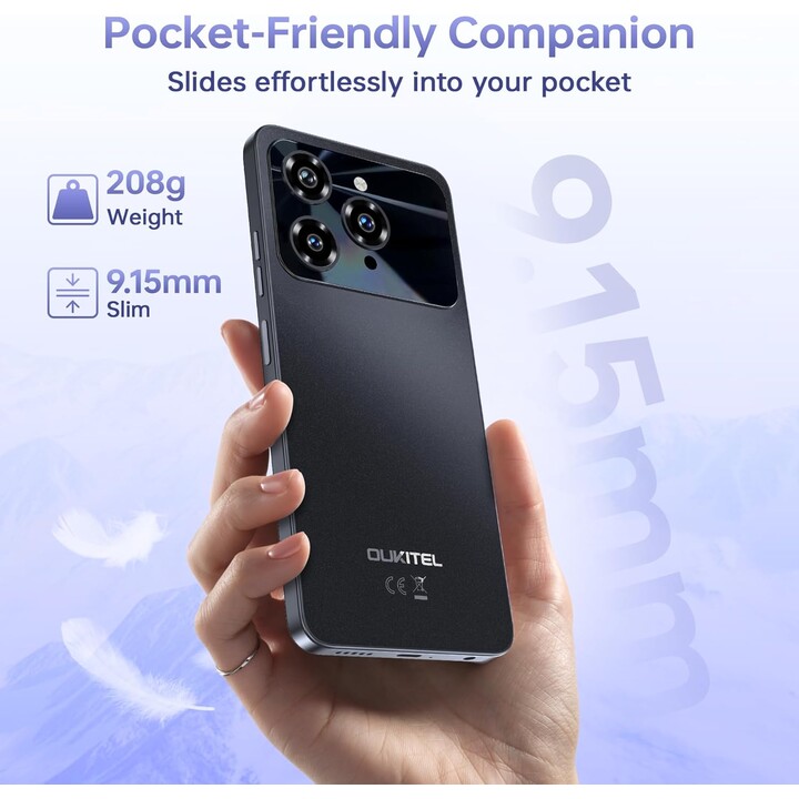 Oukitel C6 5G, 8GB 256GB, 6.8 IPS HD+, 5150mAh, Dual Sim, Púrpura
