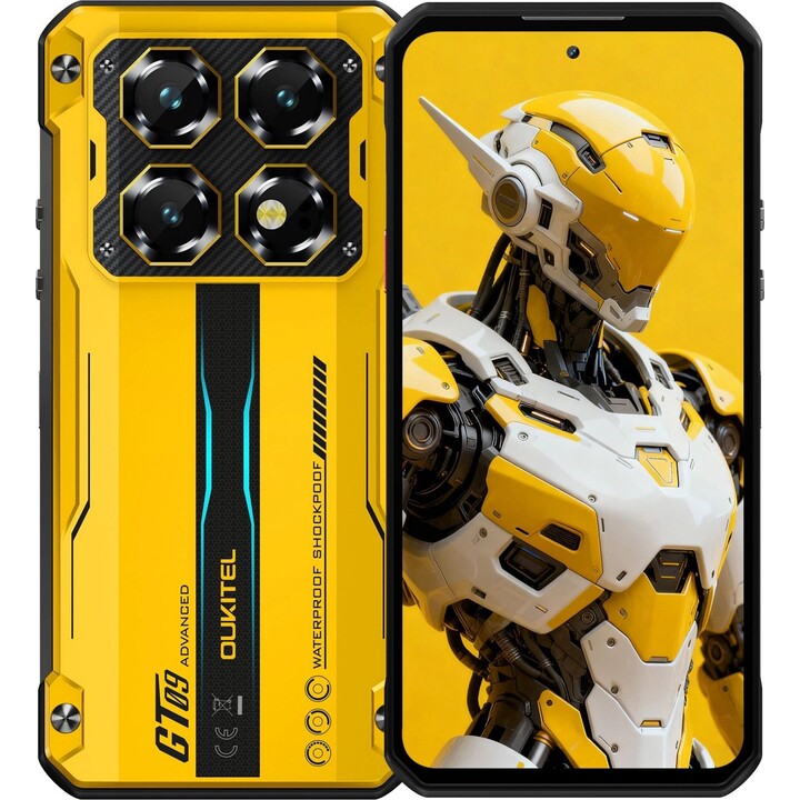 Oukitel WP60 5G, 8GB 256GB, 7.2 LCD IPS HD+, 10000mAh, Yellow