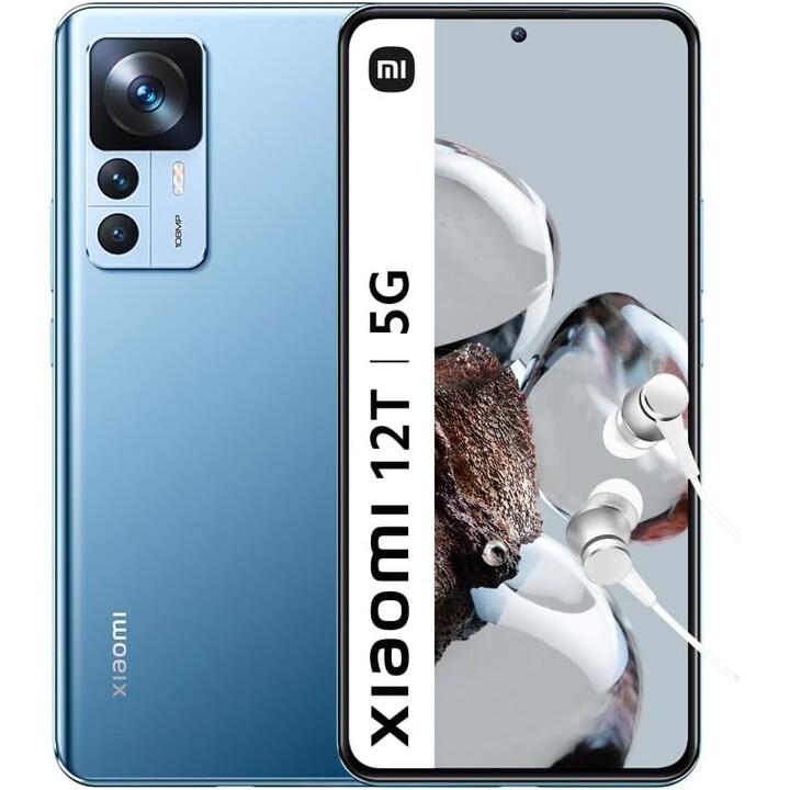 Xiaomi 12T 5G, 8GB 256GB, 6.6 AMOLED, 5000mAh, Blu