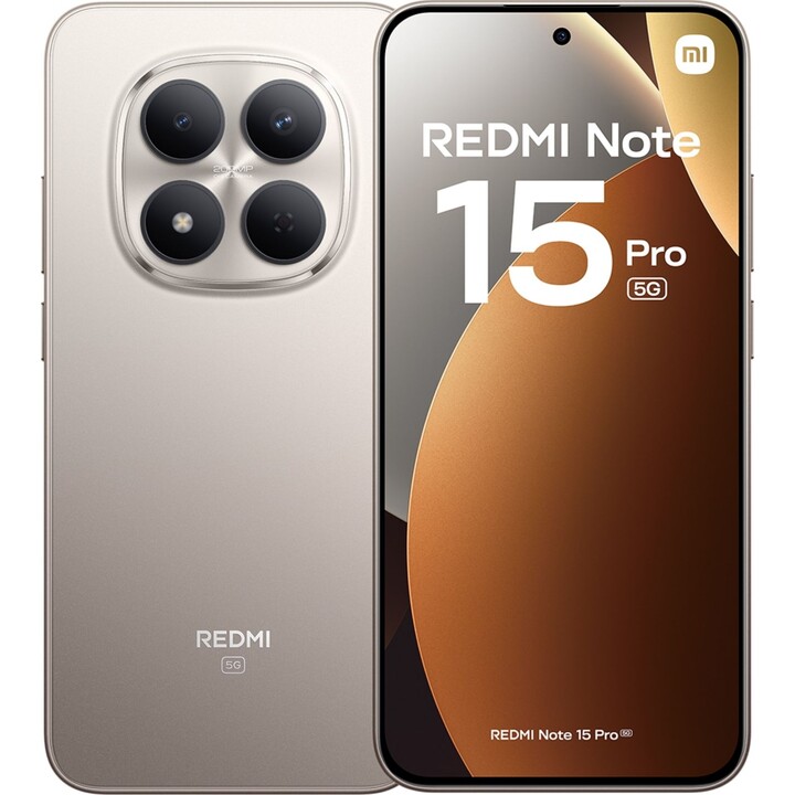 Xiaomi Redmi Note 15 Pro 5G, 8GB 256GB, 6.83 AMOLED, 6580mAh, Titanium