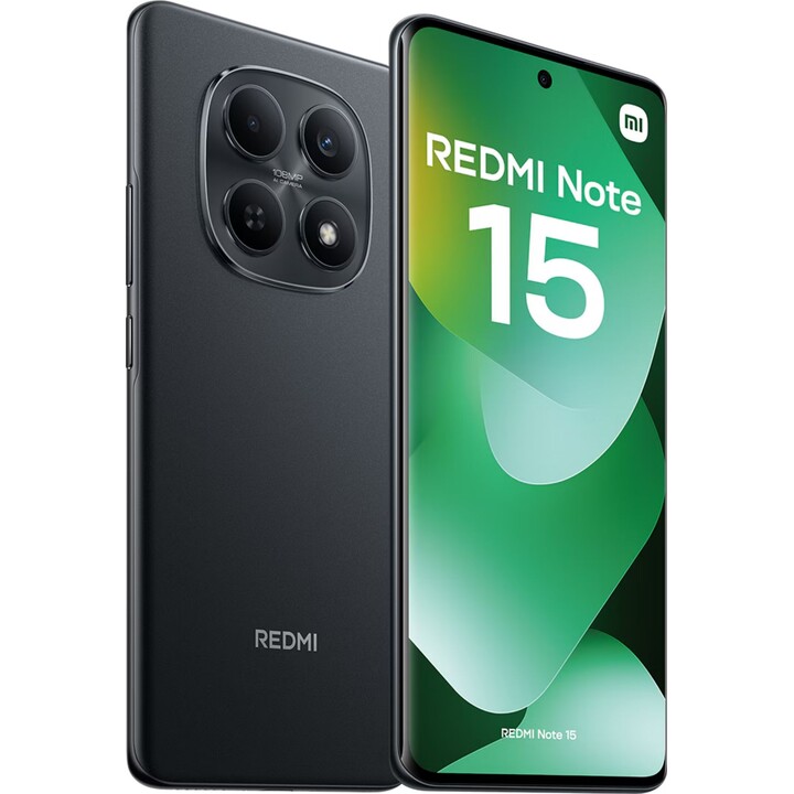 Xiaomi Redmi Note 15 4G, 8GB 256GB, 6.77 AMOLED, 5800mAh, Black