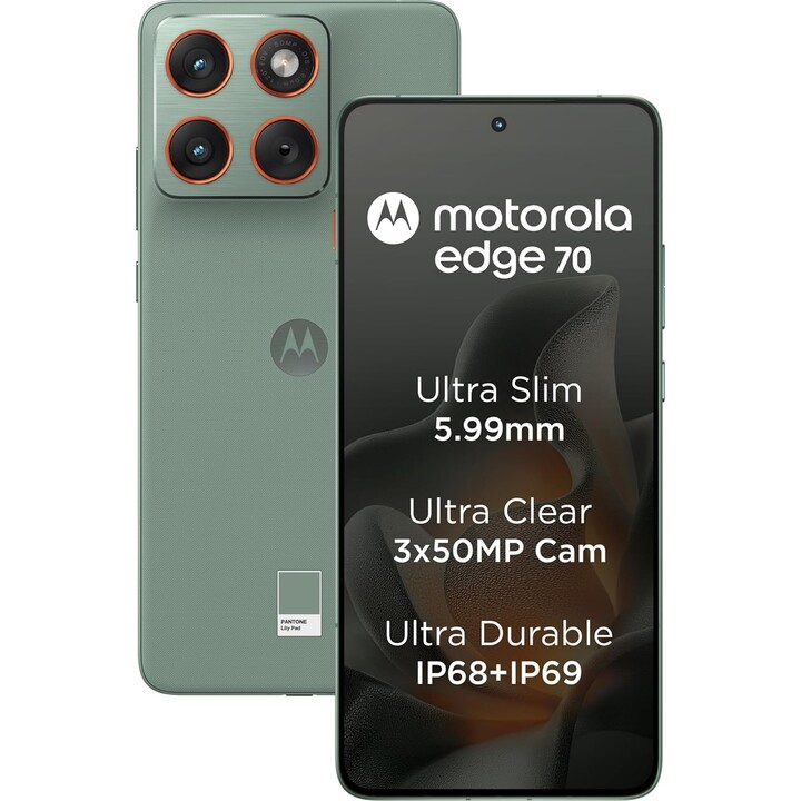 Motorola Edge 70, 12GB 512GB, 6.7 POLED 120Hz, 4800mAh, Pantone Lily Pad
