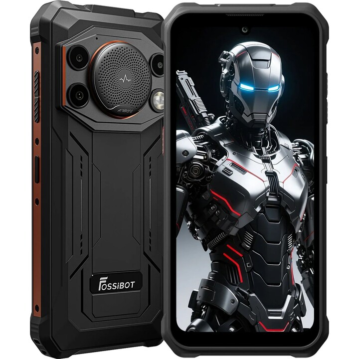 Fossibot F110 Pro 5G, 8GB 128GB, 6.745 HD+ LCD IPS, 11000mAh, Naranja