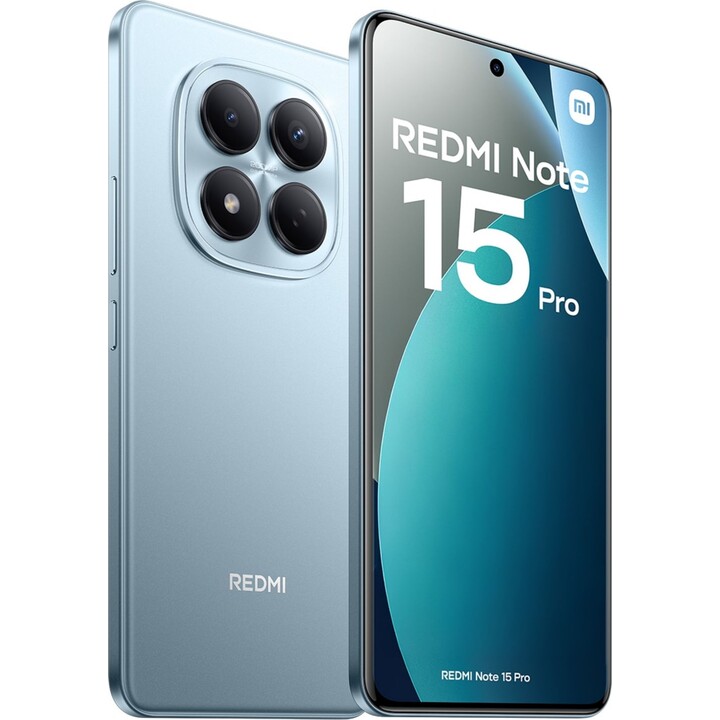 Xiaomi Redmi Note 15 Pro 4G, 12GB 512GB, 6,77 AMOLED, 6500mAh, Azul Glaciar