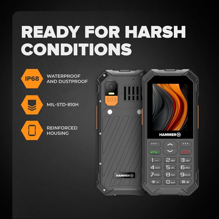 Hammer 6 LTE 2.4 48MB 128MB Negro