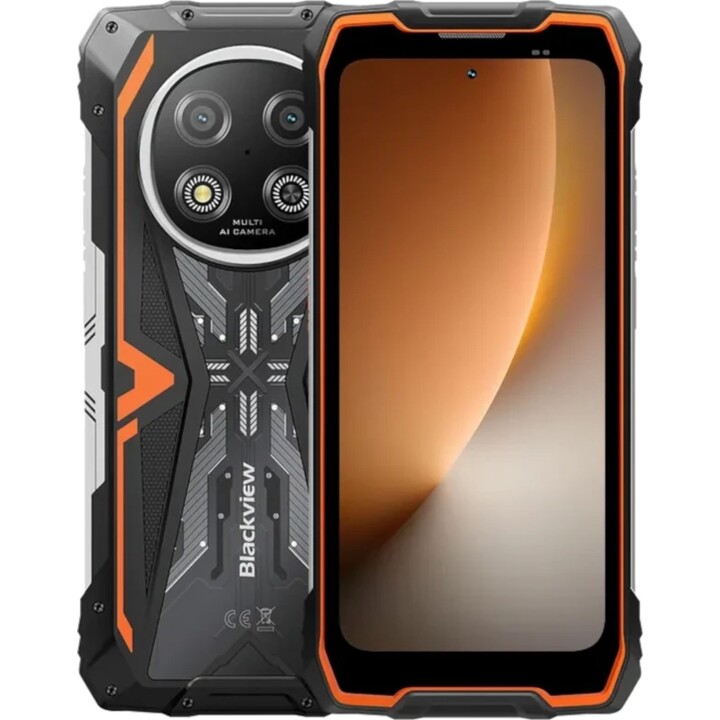 Blackview Rock 2 5G, 8GB 256GB, 6.67 HD+ IPS, 15000mAh, Naranja