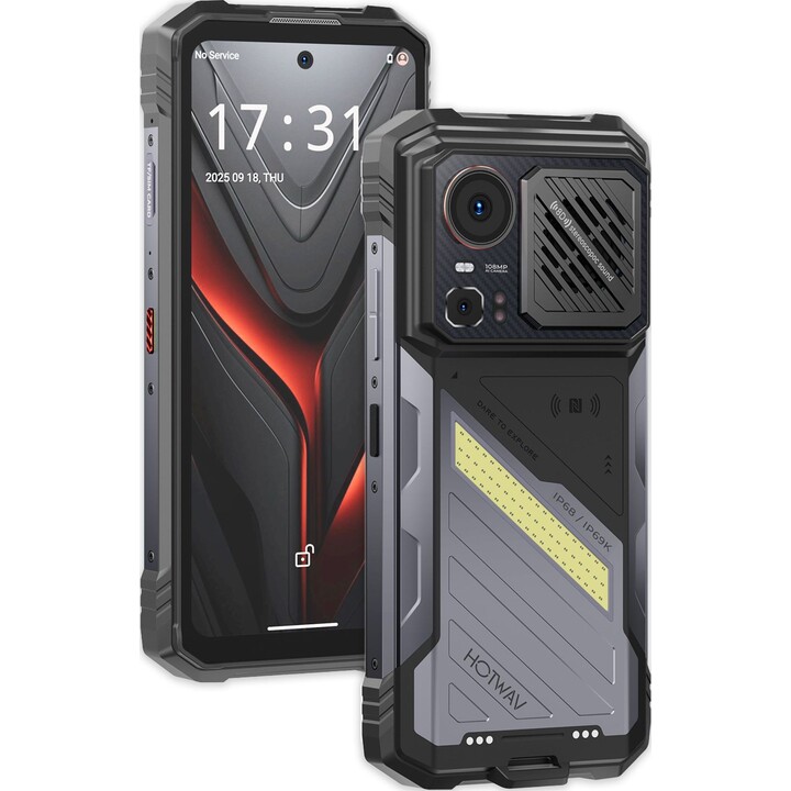 Hotwav Hyper 8 Pro 5G, 12GB 512GB, 	6,78 IPS FHD+, 12000mAh, Black
