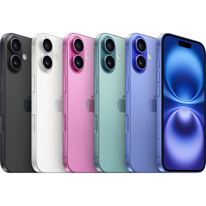 Apple iPhone 16 Plus 128GB, 5G Mobile phone with Apple Intelligence, Camera Control, A18 Chip, Pink