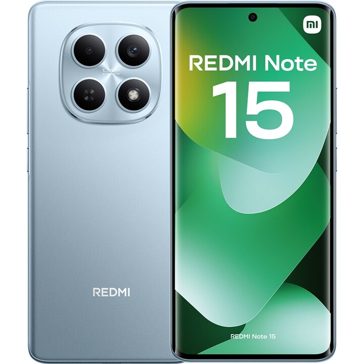 Xiaomi Redmi Note 15 4G, 8GB 128GB, 6,77 AMOLED, 5800mAh, Blu ghiacciaio