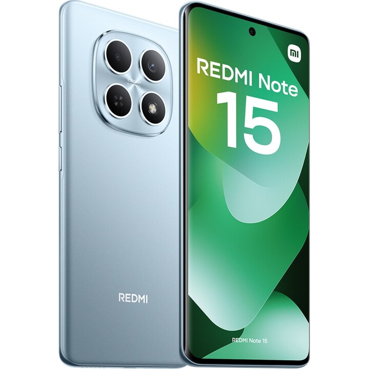 Xiaomi Redmi Note 15 4G, 8GB 128GB, 6,77 AMOLED, 5800mAh, Blu ghiacciaio