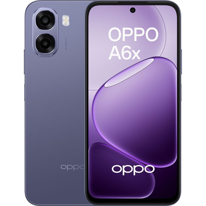 Oppo A6x, 4GB 128GB, 6.75 LCD HD+, 6100mAh, Purple