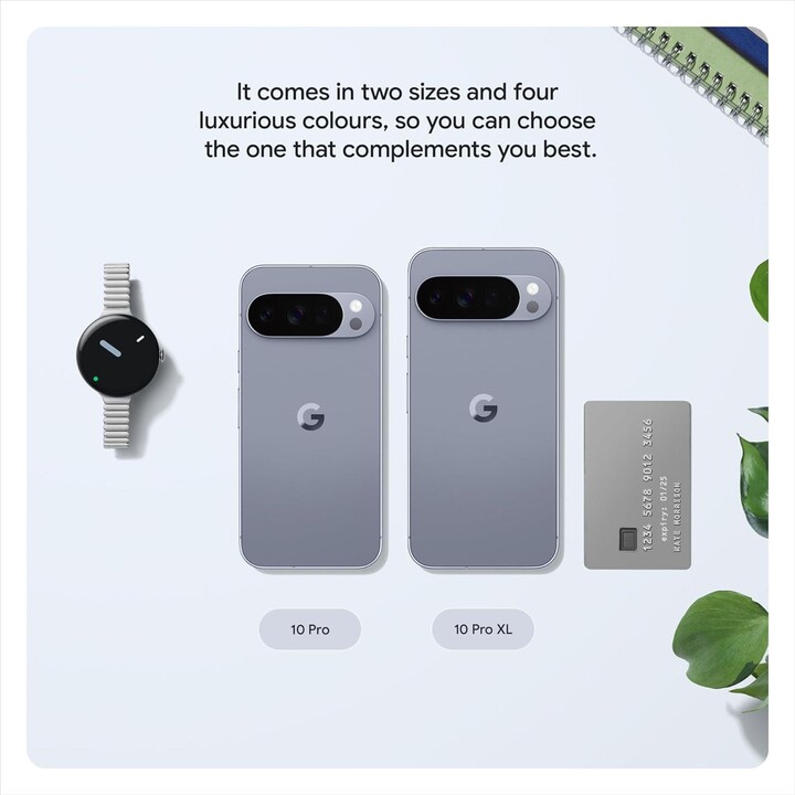 Google Pixel 10 Pro XL 5G, 16GB 512GB, 6,8 Pulgada OLED, Gemini IA, 4970mAh, Blanco Porcelana