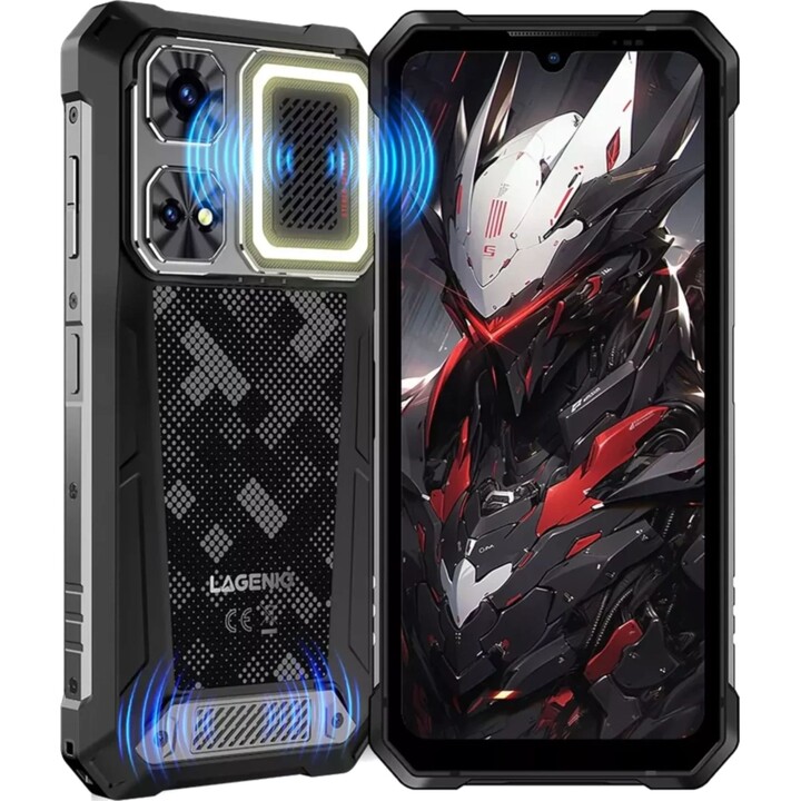 Lagenio Rhino 1 Pro, 8GB 256GB, 6.9 IPS HD+, 12000mAh, Black