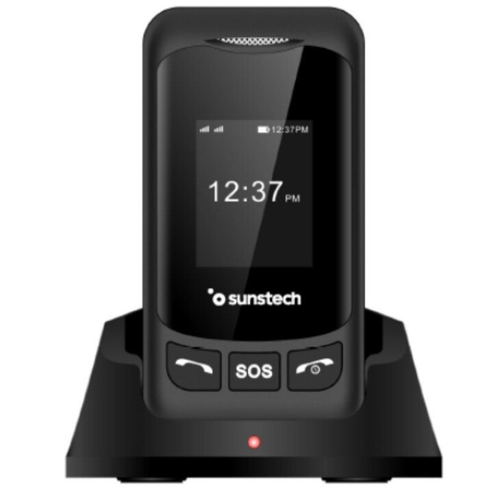 Sunstech CELT26 Mobile Phone for Seniors/ Black