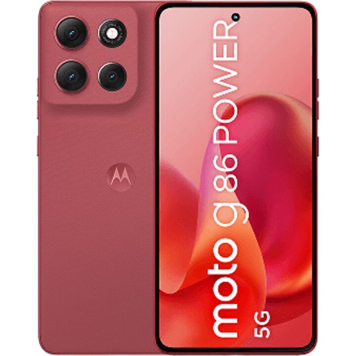 Motorola Moto G86 Power 5G, 8GB 512GB, 6,67 poLED, 6720mAh, Rosso