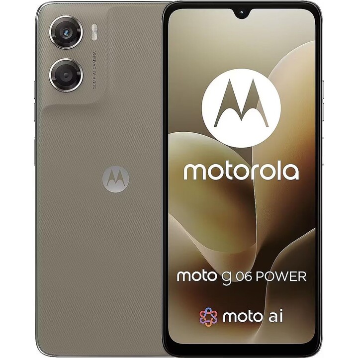 Motorola Moto G06 Power, 4 GB 256 GB, schermo da 6,88 pollici, 7000 mAh, Laurel Oak