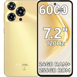 Smartphone Oukitel C69, 8 GB 256 GB, 7.2 HD+, 6000 mAh, Golden