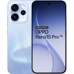Oppo Reno15 Pro 5G 12 Go 512 Go écran AMOLED de 6,32 pouces batterie de 6 200 mAh Bleu
