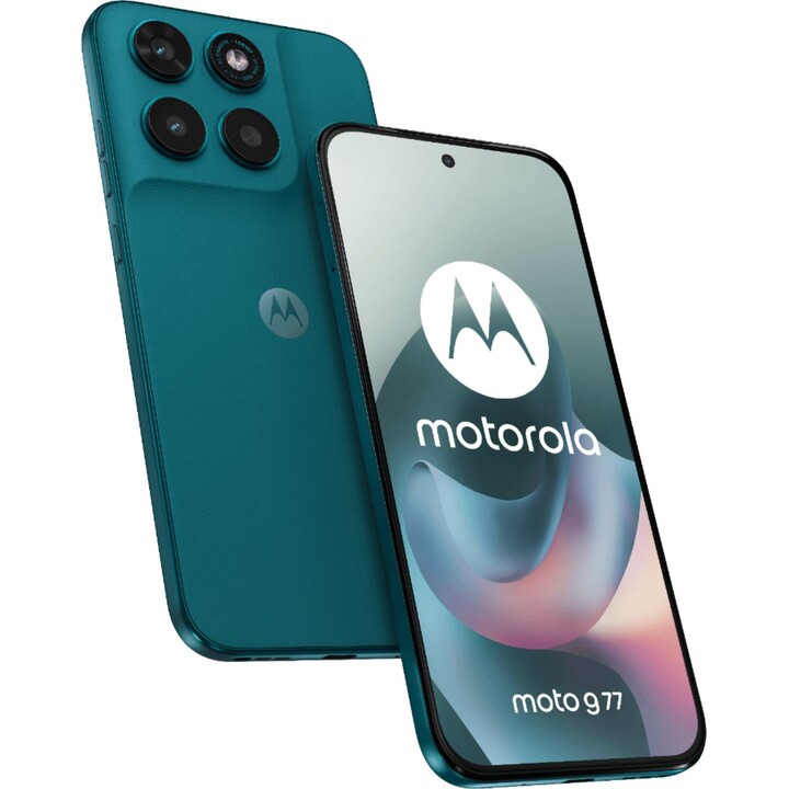 Smartphone Motorola Moto G77 5G, 8GB 256GB, 6.78 Extreme AMOLED, 5200mAh, Shaded Spruce