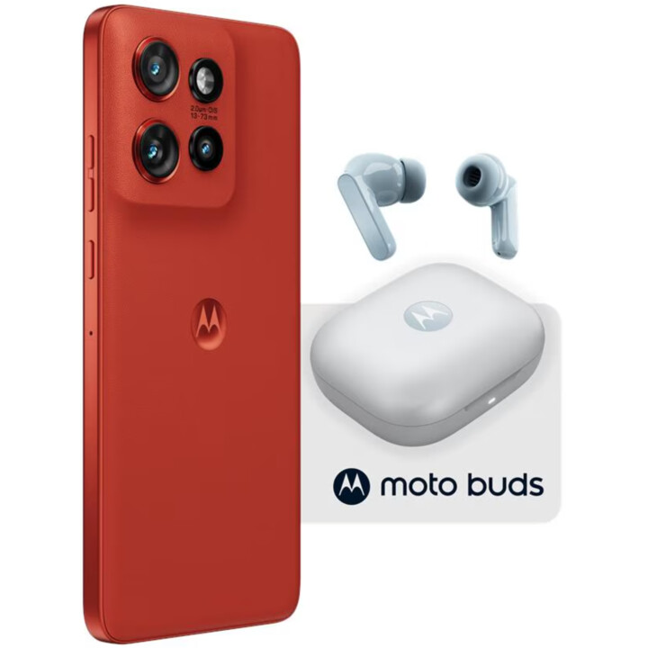 Motorola Edge 60 Neo 5G 256 GB Poinciana Red 50 MPx Sony sensor 8GB RAM Moto AI + Headphones Moto Buds