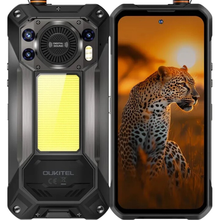 Smartphone Oukitel WP61 Plus 5G, 12GB 512GB, 6,8 IPS LCD, 20000mAh, preto
