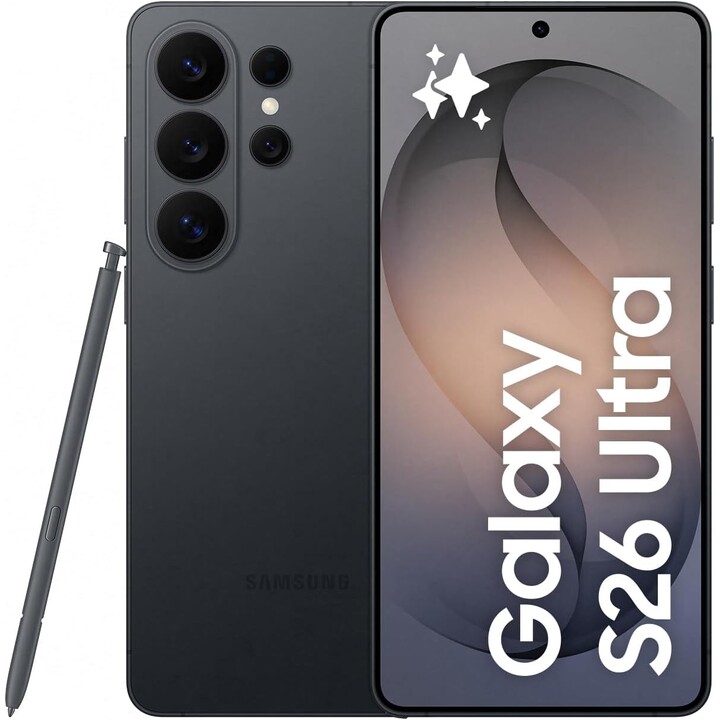 Samsung Galaxy S26 Ultra S948, 12GB+256GB, Galaxy AI, Cámara de 200MP, S Pen Incluido, Negro
