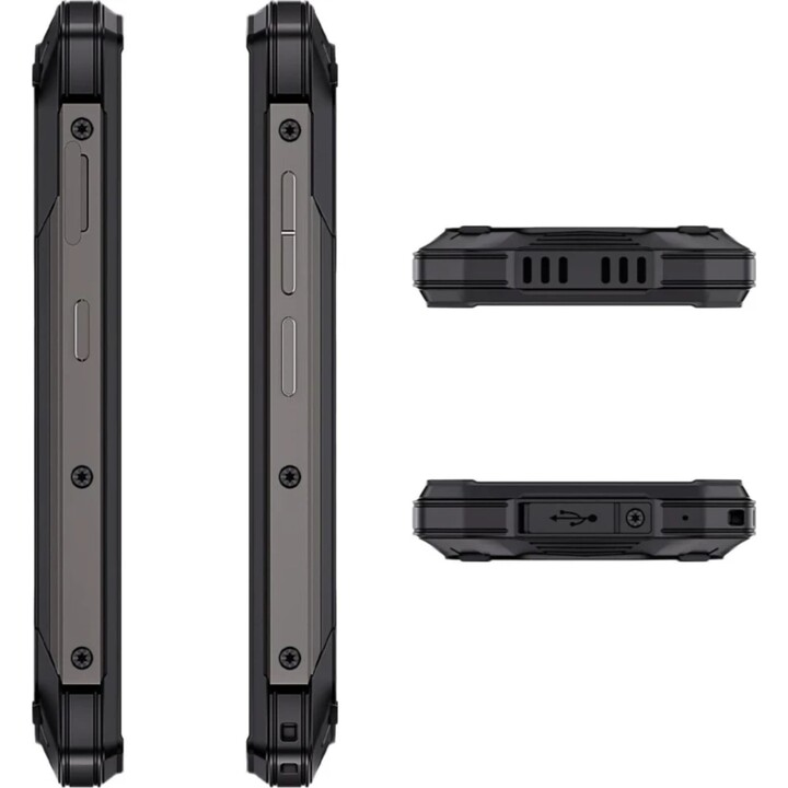 Cubot KingKong Mini 4, 6GB 128GB, 4.7 IPS LCD HD+, 4700mAh, Luz de Camping, Negro Gris
