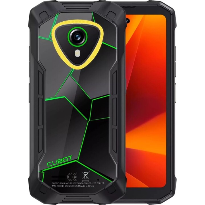 Cubot KingKong Mini 4, 6GB 128GB, 4.7 IPS LCD HD+, 4700mAh, Luz de Camping, Negro Verde