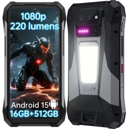 Unihertz 8849 Tank X 5G, 16GB 512GB, 6.78 IPS LCD FHD+, 17600mAh, Silver