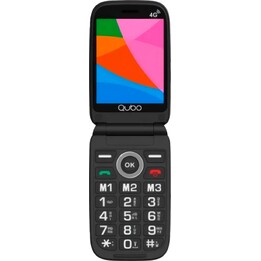 Qubo X-D340CB 4G Mobile Phone for Seniors Black