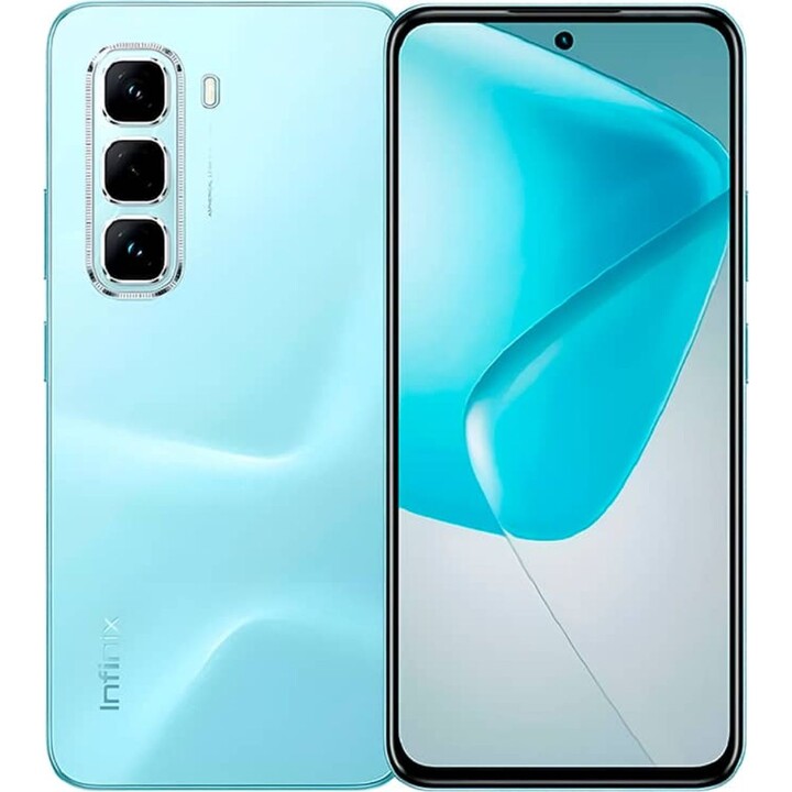 Infinix Hot 50 Pro, 8 Go 256 Go, 6,78 AMOLED, 5 000 mAh, bleu glacier