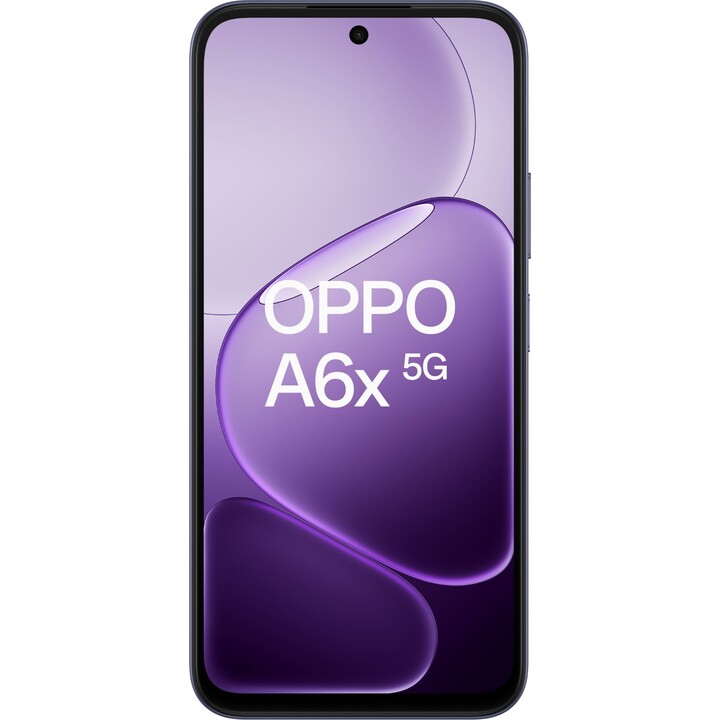 Oppo A6x 5G, 4GB 128GB, 6.75 LCD HD+, 6100mAh, Negro Púrpura