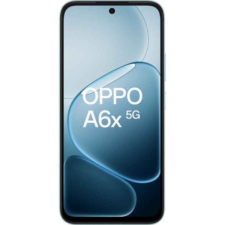 Smartphone Oppo A6x 5G, 4 GB 128 GB, 6,75 LCD HD+, 6100 mAh, Eisblau