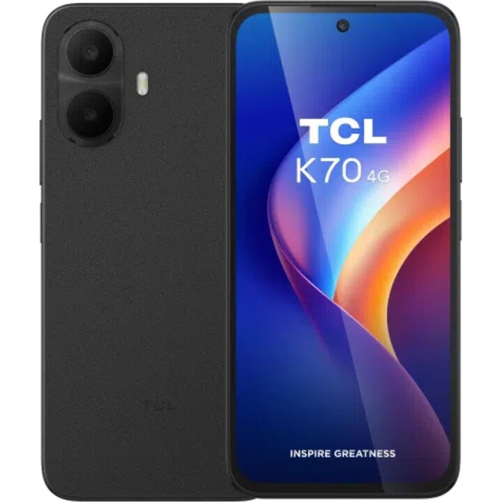 TCL K70, 4GB 128GB, 6.8 HD+, 5200mAh, Black