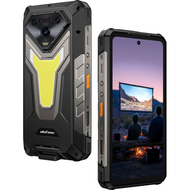 Ulefone Armor 34 Pro+ 5G, 16GB 512GB, 6.95 FHD+, 	25.500mAh, Black