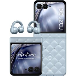 Smartphone Motorola Razr 60 5G 8GB 256GB Dual Sim Blu + Pacchetto Moto Buds Loop Edizione Swarovski