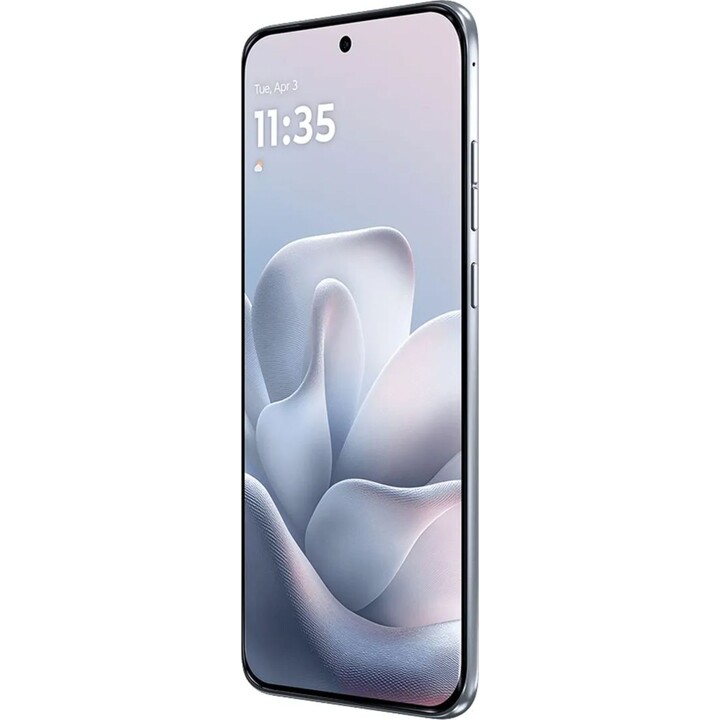 Motorola Moto Edge 70 5G, 12 GB 256 GB, 6,78 pOLED AMOLED gebogen, 7000 mAh, Hellblau