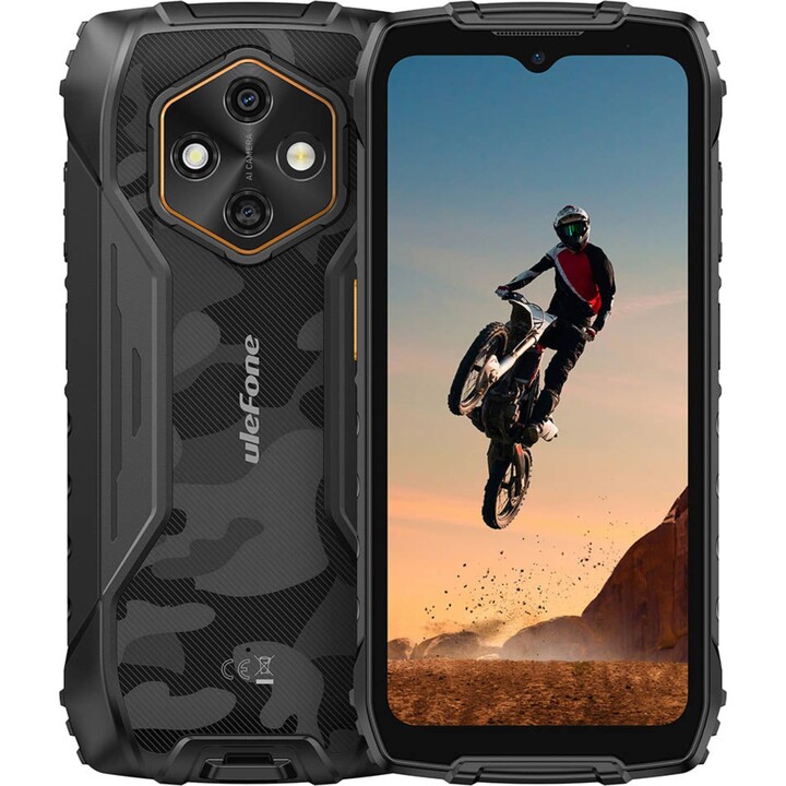 Ulefone RugKing 4 Pro, 8GB 128GB, 6.56 IPS, 10200mAh, Black