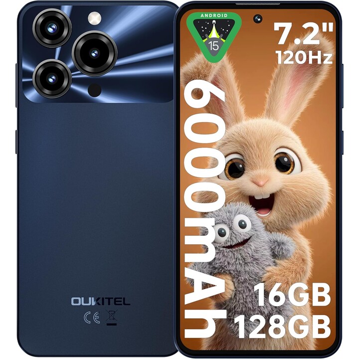 Oukitel C69, 4GB 128GB, 7.2 HD+, 6000mAh, Black