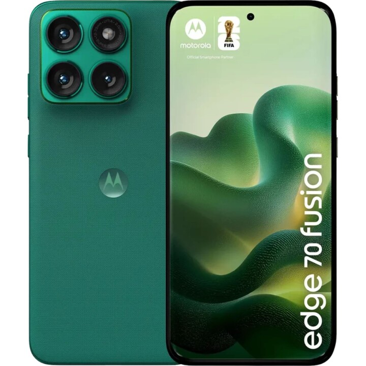 Motorola Moto Edge 70 Fusion 5G, 8GB 256GB, 6,78 pOLED AMOLED curvo, 5200mAh, verde