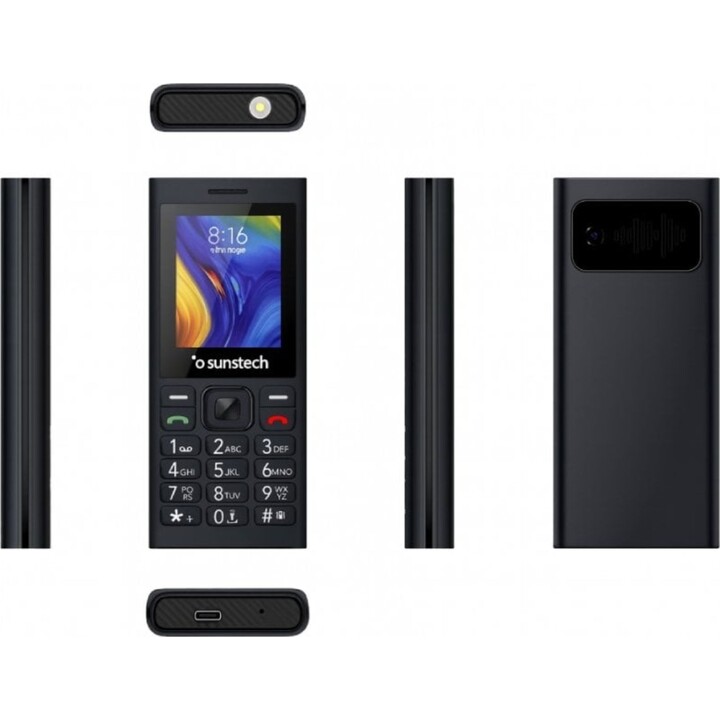 Sunstech CEL5 Mobile Phone Black