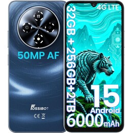 Fossibot S5 Pro, 8GB 256GB, 6.88 HD+, 6000mAh, Negro