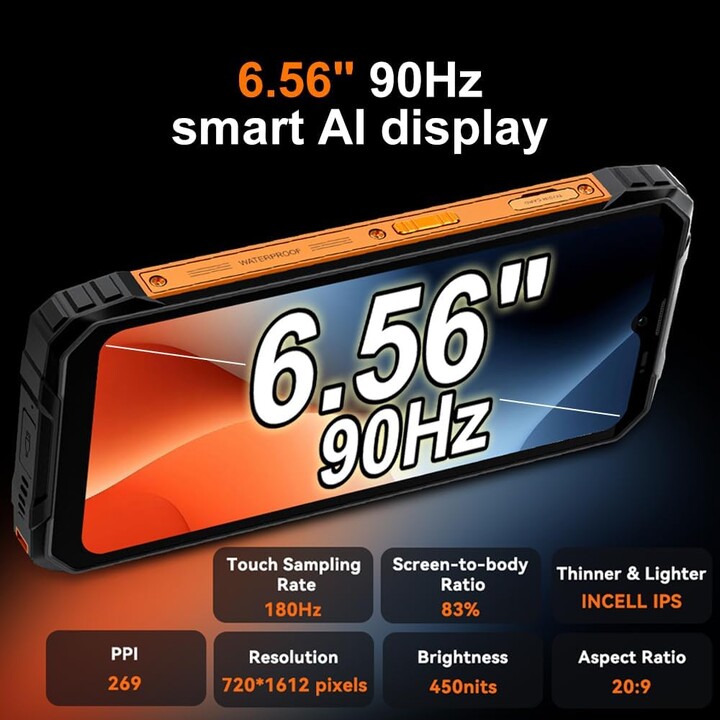 Blackview Fort 1, 6GB 256GB, 6.56 Screen 90Hz, 10000 mAh, Green