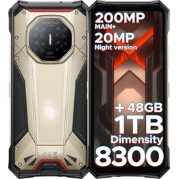 Doogee S300 Plus, 12GB 1TB, 6,72, 10.100 mAh, Titanio Oro