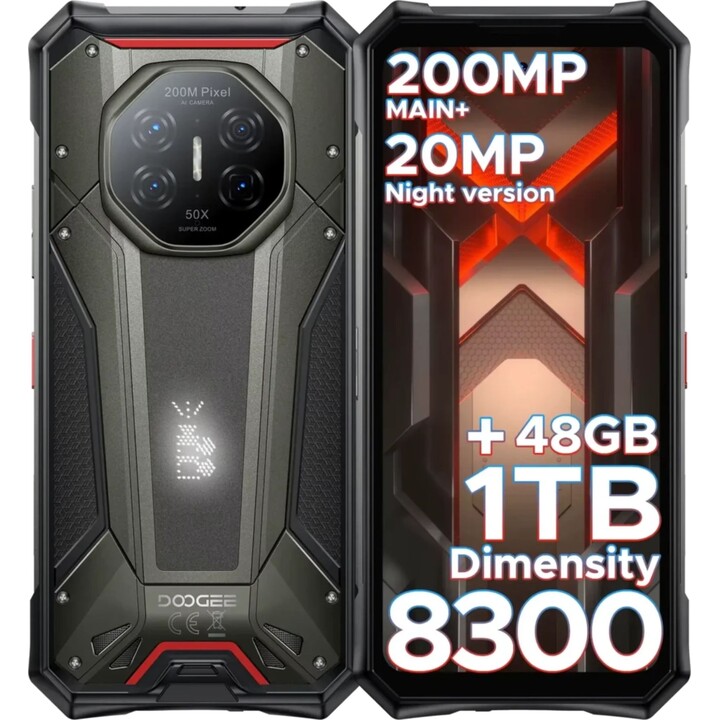 Doogee S300 Plus, 12GB 1TB, 6.72, 10.100 mAh, Grey